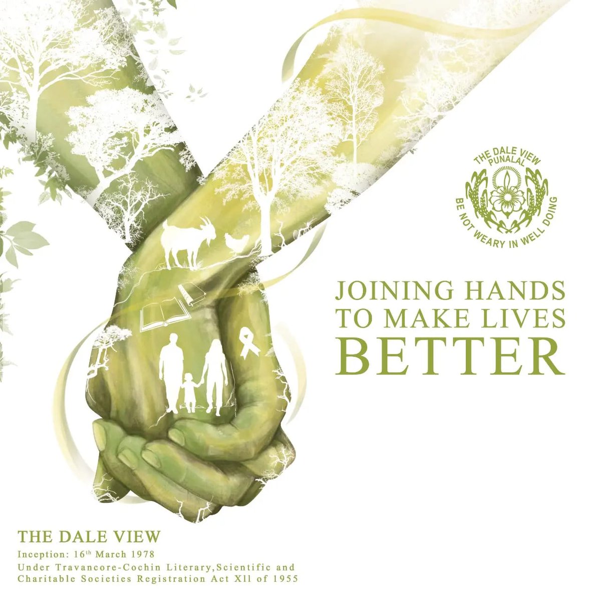dale_view's tweet photo. THE DALE VIEW ❤ SINCE 1978
Joining Hands to Make Lives Better 
#daleviewcares #dαlєvíєw #punalal #ngo #education #health #womenempowement #genderequality #animalhusbandry #environmentallyfriendly #charity #chrisantacare #development #training #internships https://t.co/VaG8QBqL8t