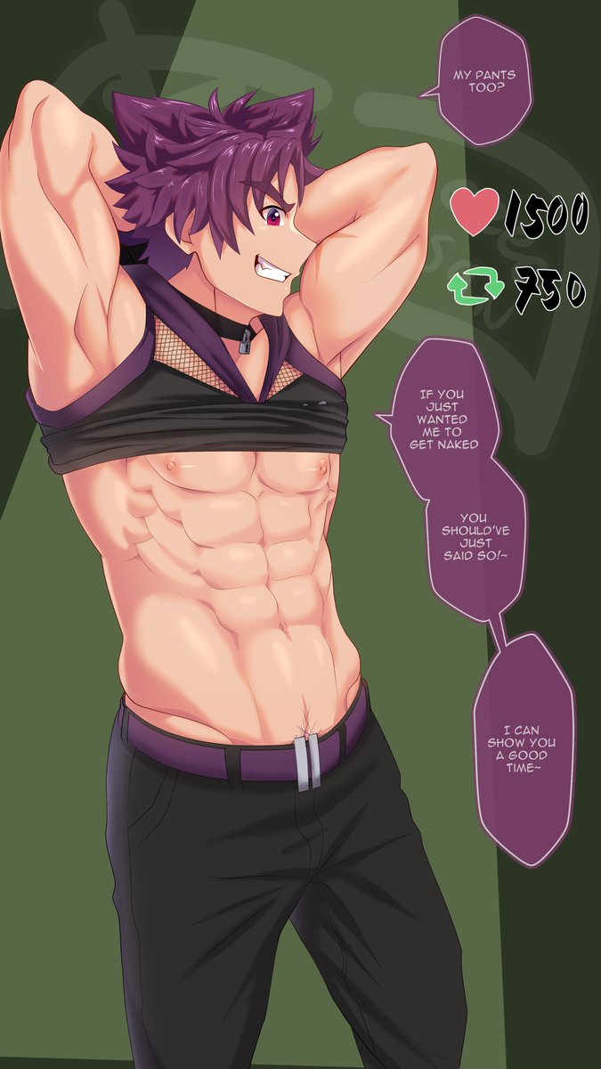 Strip strip strip!! Next the pants!! Xd

Special thanks to <a href="/JagShiro/">JAGSHIRO작시로 comms open</a> and <a href="/DenseFrogboy/">V | Low muse | Keitaro Nagame</a>  

<a href="/mikkoukun/">Mikkoukun</a> #CampBuddy #ScoutmasterSeason #blitsgames