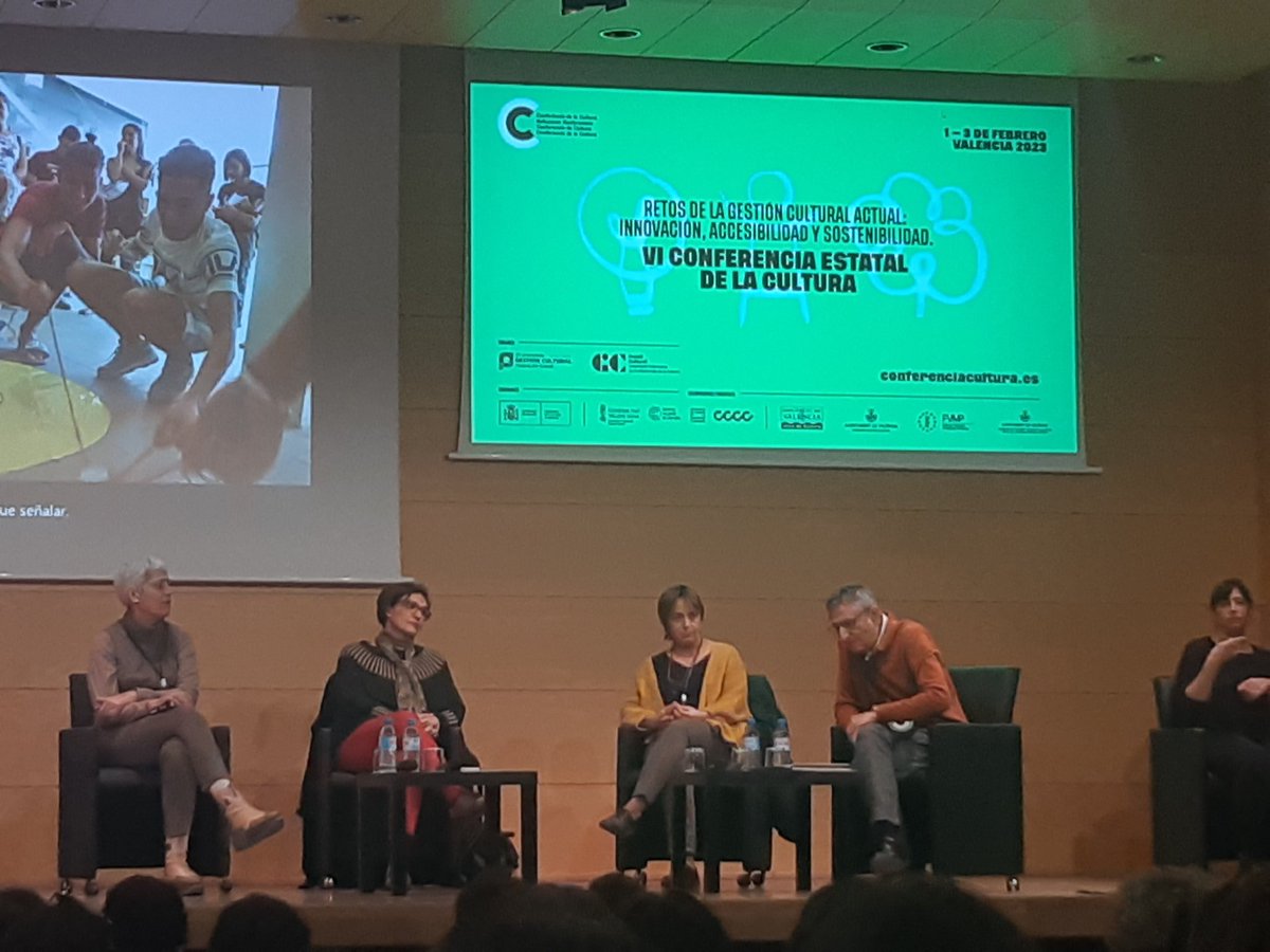 ARAE Patr y Rest SLP (@araepatrimonio) on Twitter photo Póker de ases en la #ConferenciaEstatal de #GestiónCultural
Gemma Carbó <a href="/FundacioCarulla/">Fundació Carulla</a>, Nuria Enguita <a href="/gva_IVAM/">GVA IVAM</a>, Mercé Luz Arqué <a href="/Fundacion_ONCE/">Fundación ONCE</a> y @PacoCabanyes de <a href="/letnomuseu/">L'ETNO. Museu Valencià d'Etnologia</a> Póker de ases en la #ConferenciaEstatal de #GestiónCultural
Gemma Carbó <a href="/FundacioCarulla/">Fundació Carulla</a>, Nuria Enguita <a href="/gva_IVAM/">GVA IVAM</a>, Mercé Luz Arqué <a href="/Fundacion_ONCE/">Fundación ONCE</a> y @PacoCabanyes de <a href="/letnomuseu/">L'ETNO. Museu Valencià d'Etnologia</a>