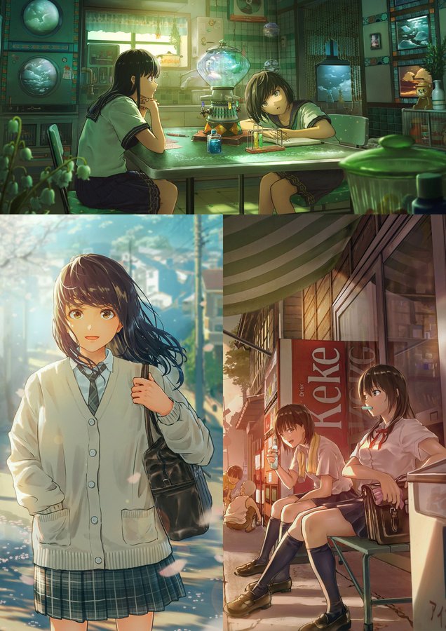 玉之けだま ルルム クロエ 複製原画 イラスト 限定品 差分ver.-