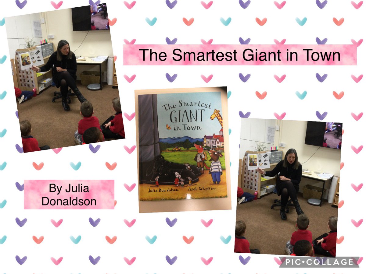 MrsLAngus's tweet photo. This morning, in Nursery and Early Life, our ‘Mystery Storyteller’ was Mrs Garrett. We were very excited to listen to The Smartest Giant in Town, by Julia Donaldson. Thank you Mrs Garrett! #NationalStorytellingWeek @SMemorial https://t.co/NqQaqGLmXk