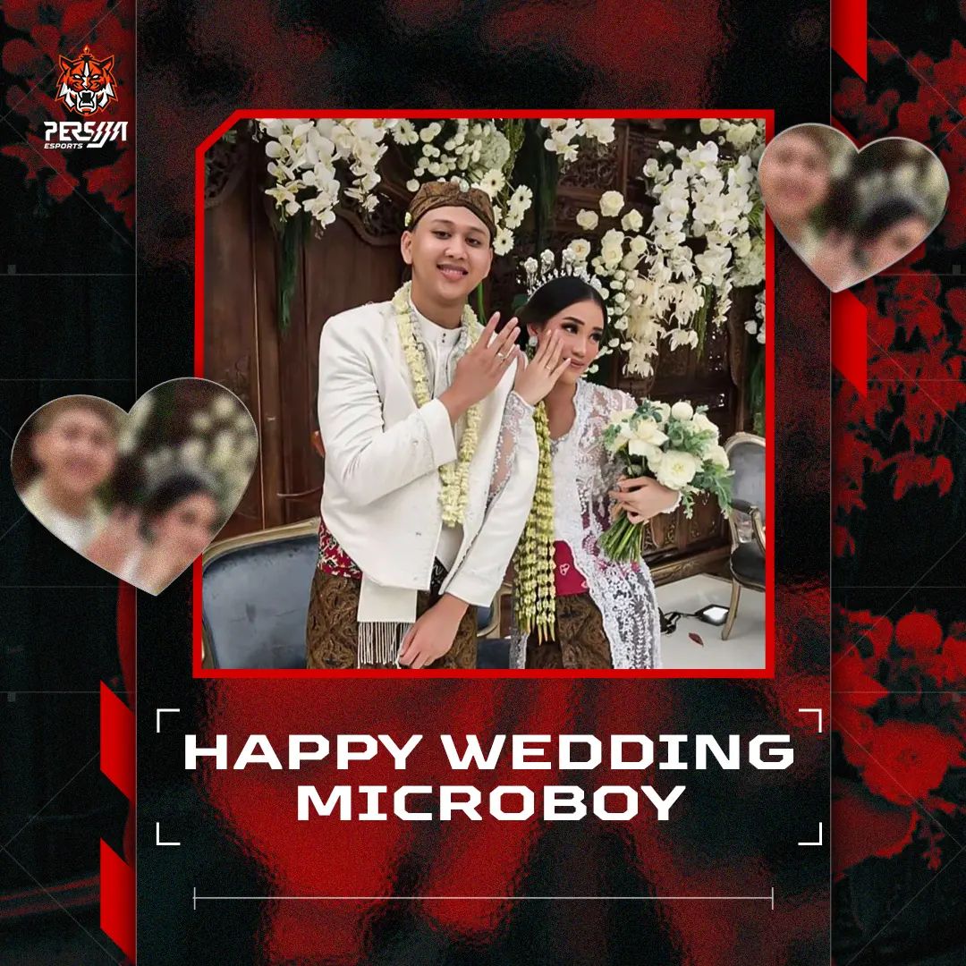 aewmoony's tweet photo. π Microboy got married! This was stated by the Persija Esports Instagram account.
#microboy #married @Persija_Jkt #persijaesports #zuxxy #luxxy #indonesia https://t.co/yzyxc5cjS6