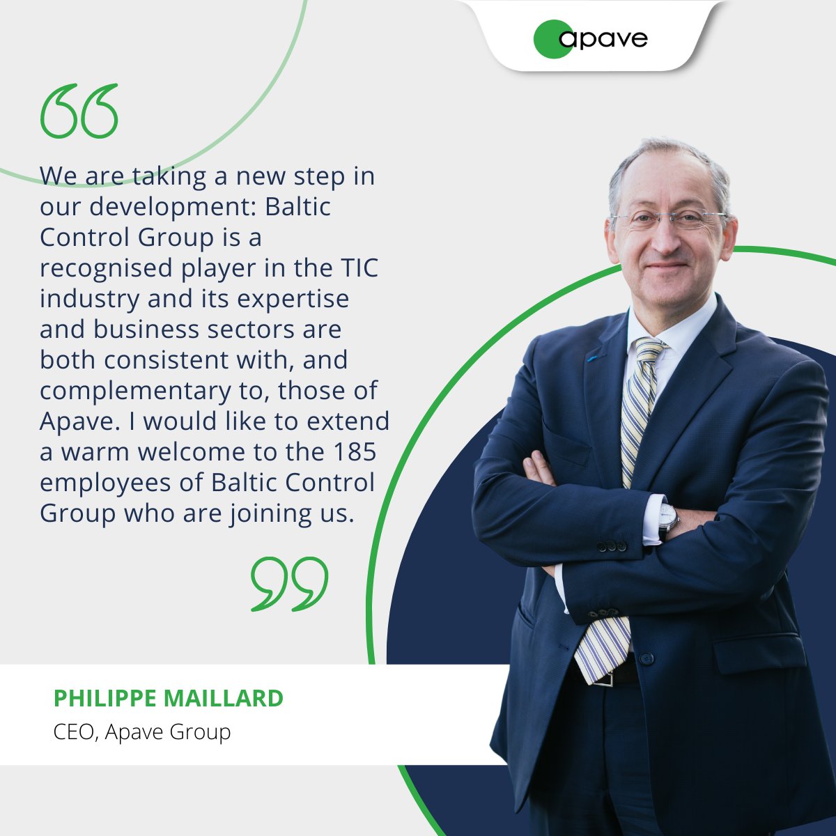 Apave_Int's tweet photo. [#Acquisition] In line with its strong #development ambitions, the #Apave Group has announced the acquisition of @BalticControl, a major player in #inspection &amp; #certification based in Denmark. 

📰Press release: https://t.co/JsmtIKi40q

#ExternalGrowth #RiskManagement https://t.co/7AY0Rsi7Gy