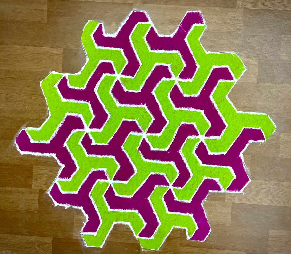 rramapriya's tweet photo. Exploring a traditional Indian motif called “Parijatha kodi” , ending up with the fun fidget spinner design! #patternmaking #kolam #patterns #tessalations #meditativedrawing #floorart #indiantraditionalart #geometry #wellbeing #arttherapy https://t.co/HNfyqvhWj8