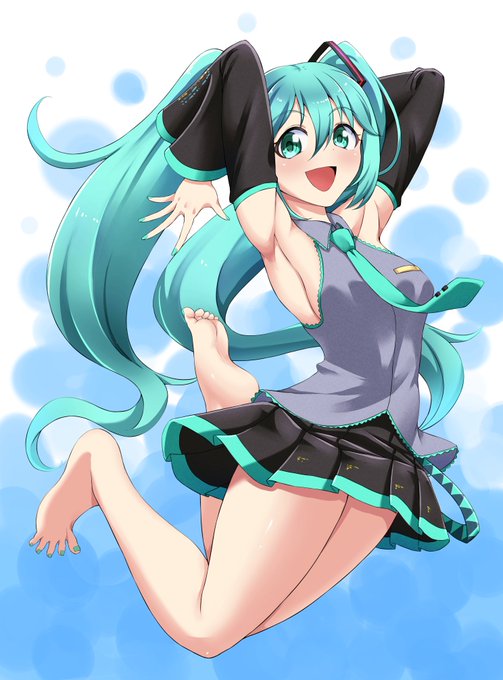 去年描いたミクちゃん!
#ツインテールの日 