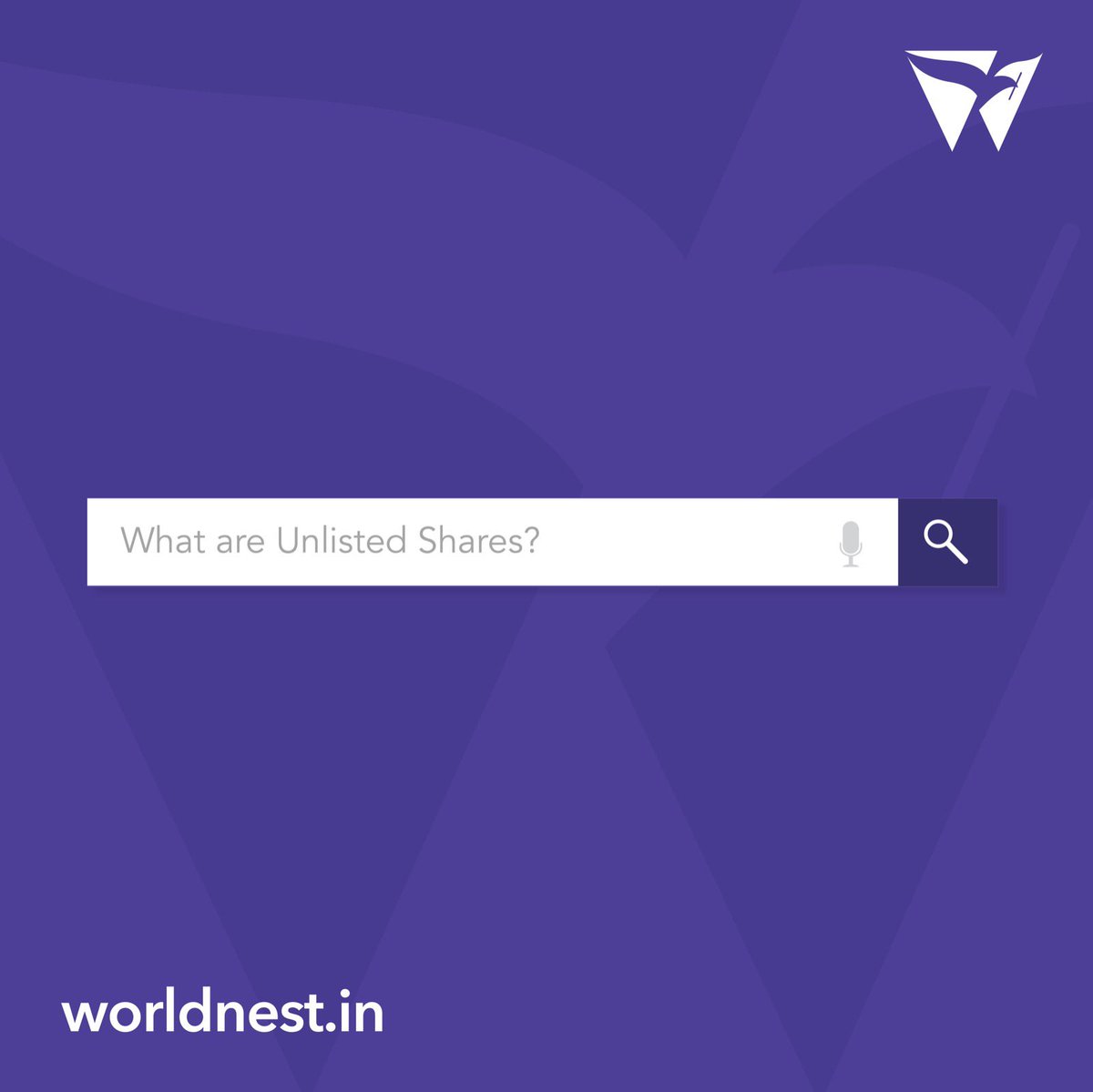 Worldnest_in's tweet photo. What are #UnlistedShares? 

Unlisted shares, also known as OTC securities, are not traded on exchanges but rather through the OTC market, where market makers facilitate buying and selling of unlisted shares.

#worldnest #PrivateMoneyAge #Unlisted #Finance #Investments  #PreIPO https://t.co/lKsR2gElT0