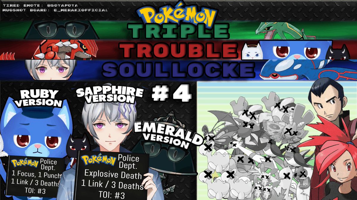 JakeofStorms's tweet photo. Morning's Forecast:
PKMN Triple Trouble Soullocke w/ @LampertVT/@vbi_kun
4AM PT | 7AM ET
Last time, I faced my certain doom and lived, now I face two more instances of certain doom... Wish me and our souls luck!
#ENVtuber #stormspotted #Soullocke https://t.co/yN3523A1GV