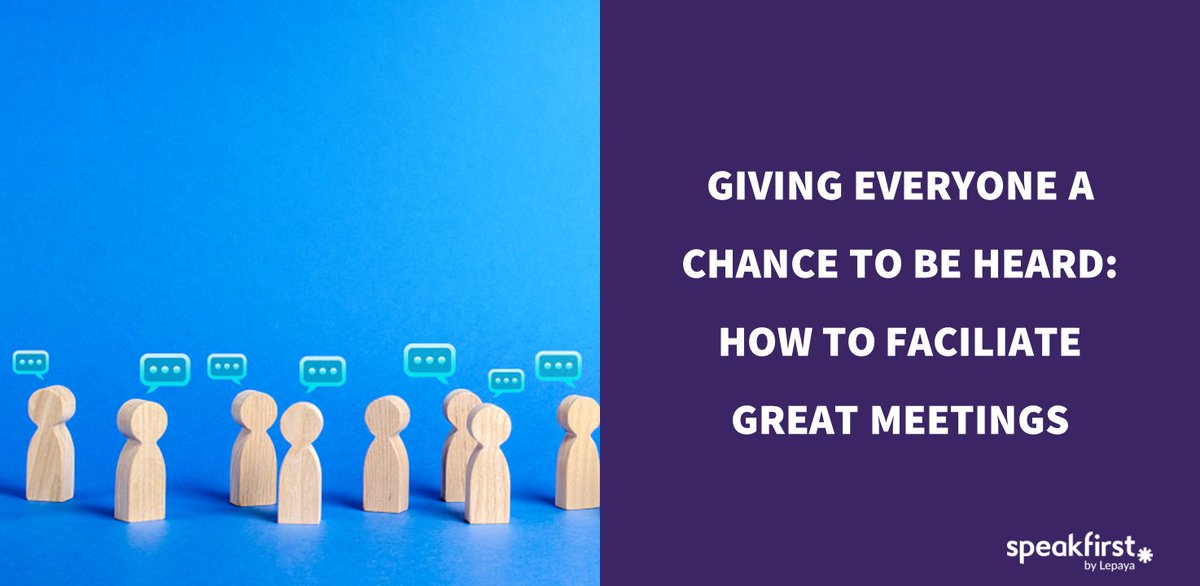 Discussions in meetings should be a free flowing sharing of ideas. Instead, they often turn into the loudest voices arguing. Facilitation skills keep meetings on track, results focuses and helps everyone to be heard. Read our brand new blog to learn more: hubs.li/Q01zTyTp0