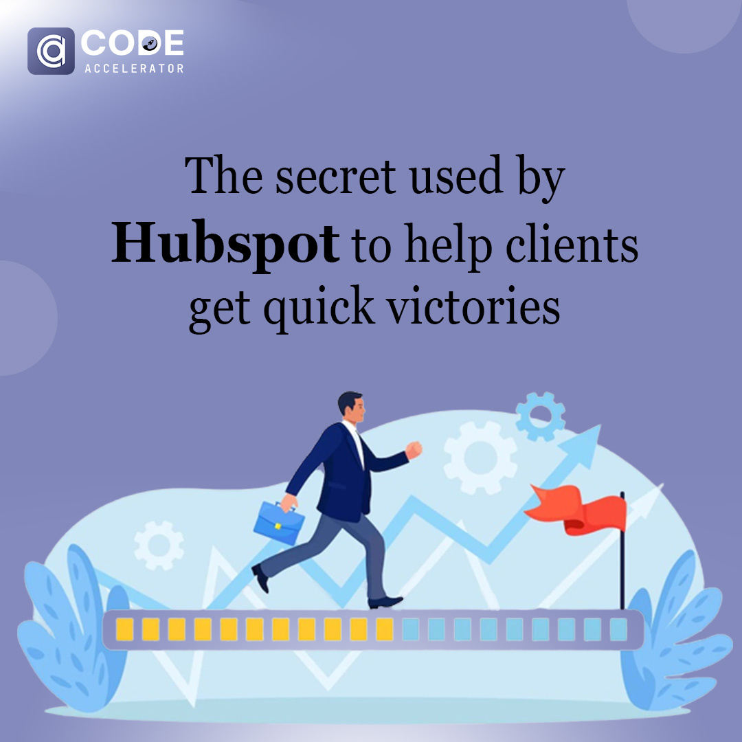 AcceleratorCode's tweet image. Getting quick wins can be hard. But it doesn&apos;t have to be. Today we&apos;re sharing the secret used by HubSpot to help clients get quick victories 😀

cutt.ly/l9K3lBP

#hubspot #hubspotpartner #hubspotlife