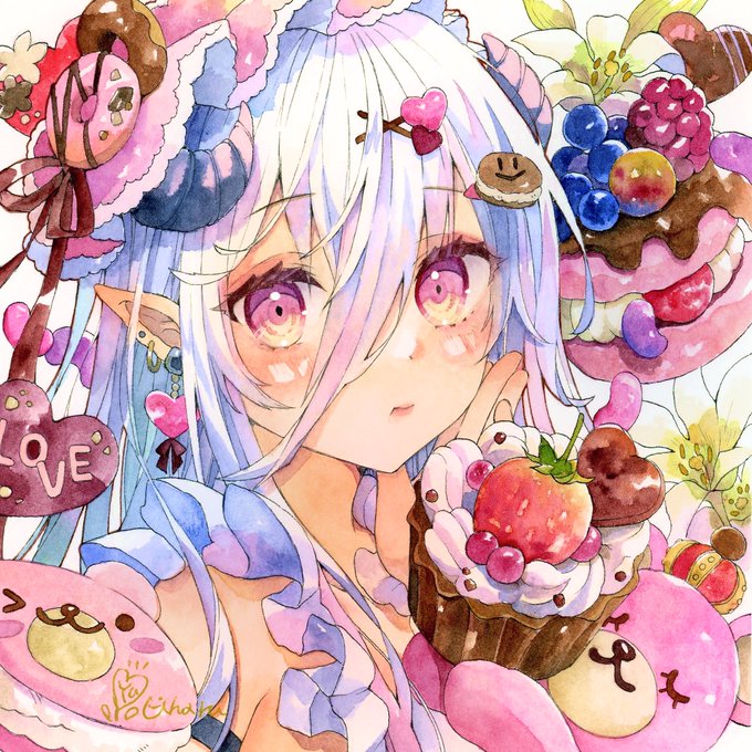 「chocolate cupcake」 illustration images(Latest)