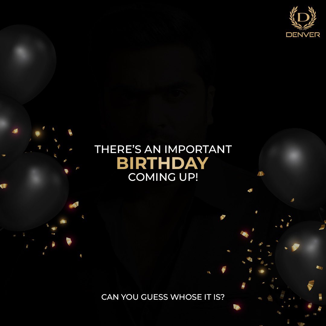 #ContestAlert Hint: He started his path of success at a very early age as a child actor… Can you guess who’s birthday it is? Let us know in the comments. *10 lucky winners will win gifts from us* #DenverForMen #ScentOfSuccess #PathOfSuccess #StayTuned #Birthday