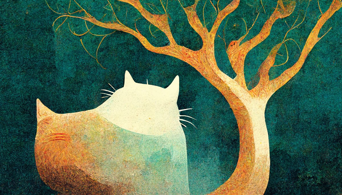 Created with #MidJourney 
valheyrie.etsy.com

#midjourneycommunity 
#midjourneyai 
#midjourneyart
#aiartists #aiartist
#aiart #artwork #conceptart
#aiartcommunity
#artist #visualcreator #creativeminds
#artificialintelligence 
#AiArtwork  #aiartcommunity #ai
#cat #tree #chat