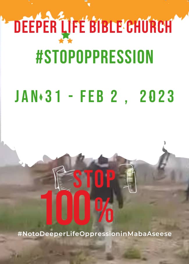Sambank41244305's tweet photo. #NotoDeeperLifeoppressioninMabaAseese https://t.co/vH1EKzUFjJ