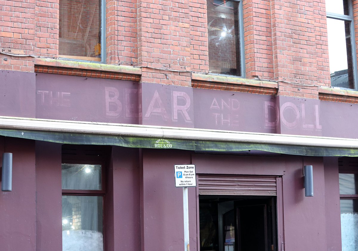 The former Bear and Doll, Library Street #belfast #ghostsigns