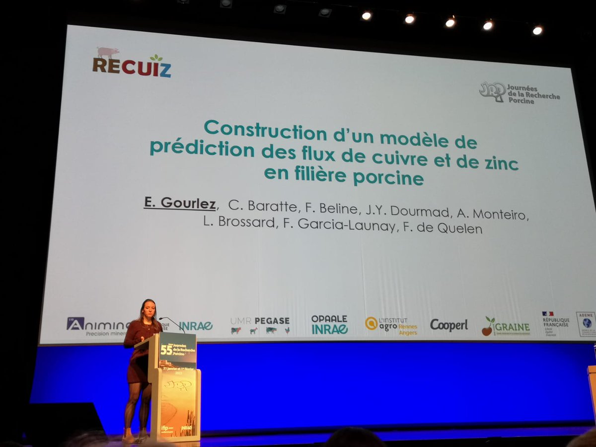 Emma Gourlez (@emmagou) on Twitter photo Cette semaine, j'ai eu le plaisir de présenter le modèle RECUIZ aux #jrp dans la session #environnement. Merci à <a href="/jrp_porc/">Recherche_porcine</a> pour l'organisation de ce bel événement à St Malo ! Cette semaine, j'ai eu le plaisir de présenter le modèle RECUIZ aux #jrp dans la session #environnement. Merci à <a href="/jrp_porc/">Recherche_porcine</a> pour l'organisation de ce bel événement à St Malo !