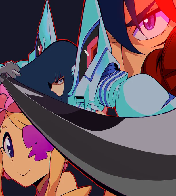 Looking through the old HDD and decided to resize and clean up that Kill la Kill piece 