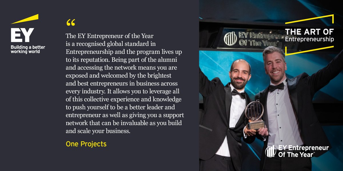 EOY Ireland (@eoyireland) on Twitter photo Do you have what it takes to be crowned the 2023 <a href="/EY_Ireland/">EY Ireland</a> Entrepreneur Of The Year? Nominations are now open so be sure to get your nominations in!
lnkd.in/eZfQ5Ye
#EOYIreland2023 #TheArtOfEntrepreneurship
<a href="/juliusbaer/">Julius Baer</a>, <a href="/InvestNI/">Invest NI</a> & <a href="/Entirl/">Enterprise Ireland</a>
<a href="/oneprojects_med/">OneProjects</a> Do you have what it takes to be crowned the 2023 <a href="/EY_Ireland/">EY Ireland</a> Entrepreneur Of The Year? Nominations are now open so be sure to get your nominations in!
lnkd.in/eZfQ5Ye
#EOYIreland2023 #TheArtOfEntrepreneurship
<a href="/juliusbaer/">Julius Baer</a>, <a href="/InvestNI/">Invest NI</a> & <a href="/Entirl/">Enterprise Ireland</a>
<a href="/oneprojects_med/">OneProjects</a>