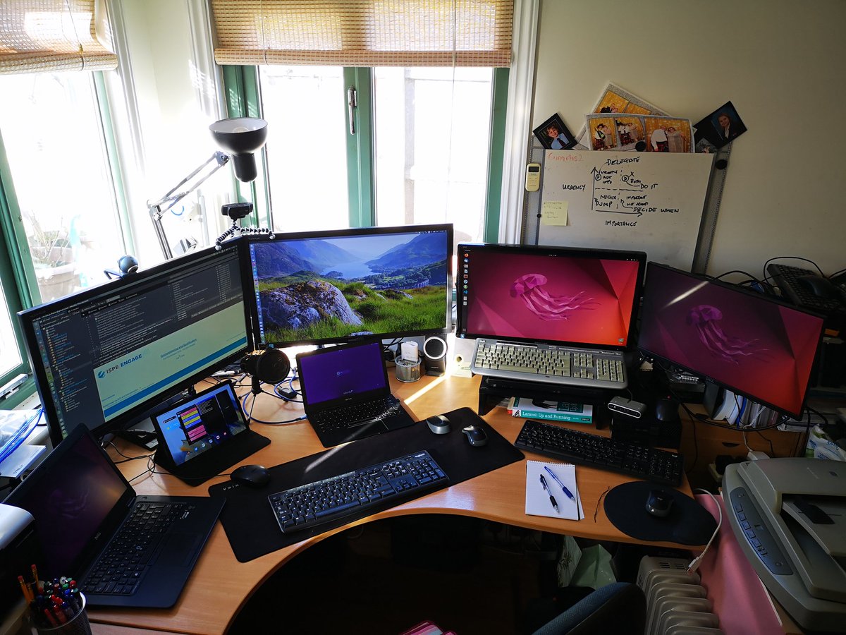 euphogeeza's tweet photo. Virtual interview in one hour. I'm in mission control and am as ready as I can be. https://t.co/r8lY3iDIAF