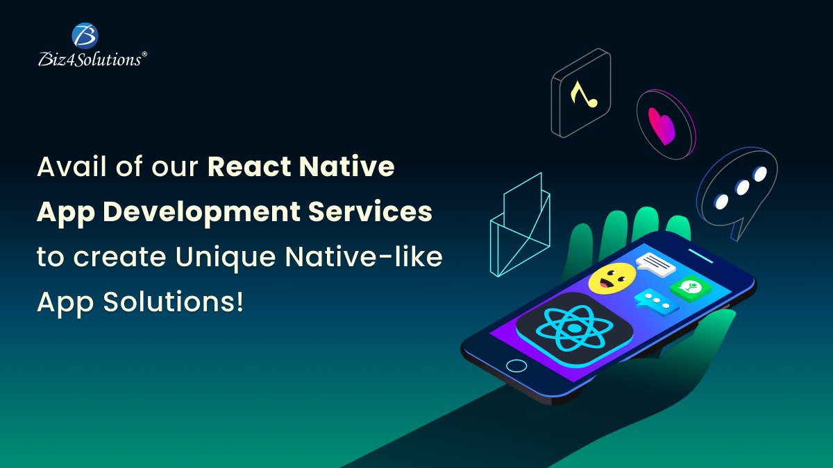 Biz4Solutions's tweet image. Avail of our React Native App Development Services to create Unique Native-like App Solutions!

lnkd.in/e-AkYig

#reactnative #reactdevelopers #reactapp #biz4solutions