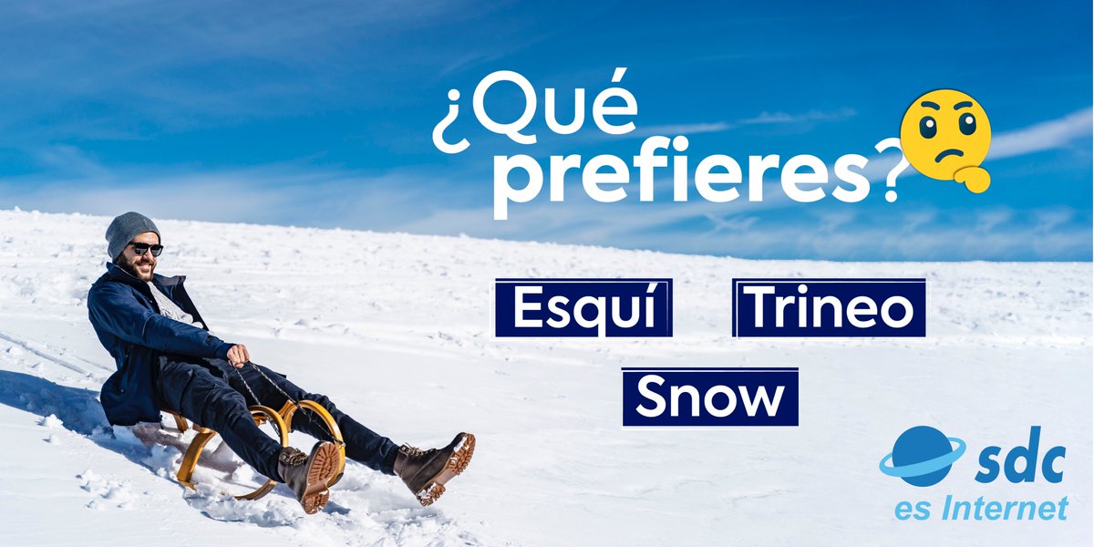 sdc_antenas's tweet photo. Si tuvieras que elegir, ¿esquí, snow o trineo?🤔
.
.
.
#SDC #nieve #invierno #deportes #diversión #esquí #snow #trineo #frío #enero #elegir #preferir #abrigo #internet #conexión #operador #tarifas #móvil #teléfono https://t.co/gB1SUws4r1