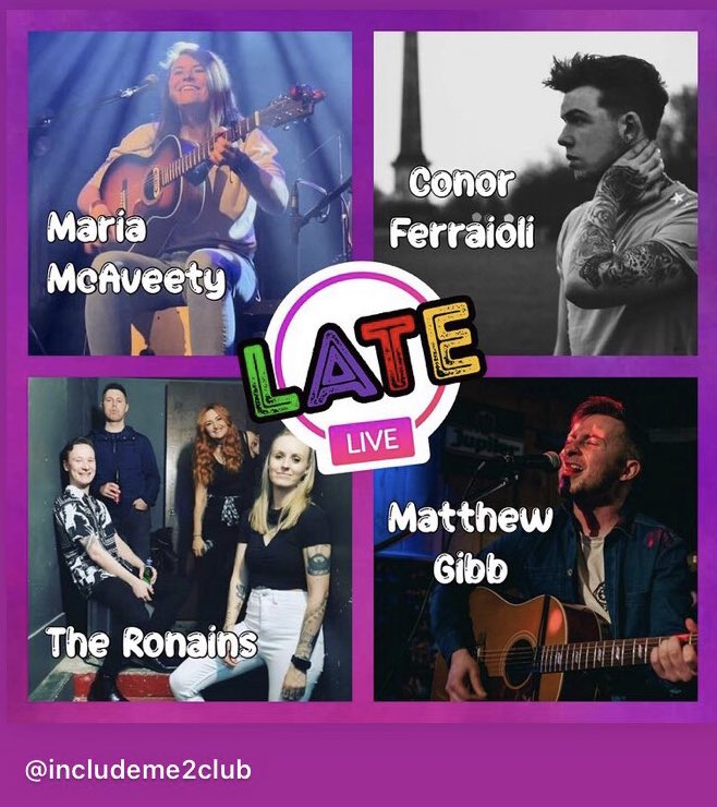 StewartCNV's tweet photo. Live Late Tonight.
7pm - 11pm.
G2 (Garage) nightclub.
Only 5 for @includeme2club members, £8 non-members, £2 support workers. #inclusivenights #nightlife #stayuplate #livelate https://t.co/qFwyZklzIV