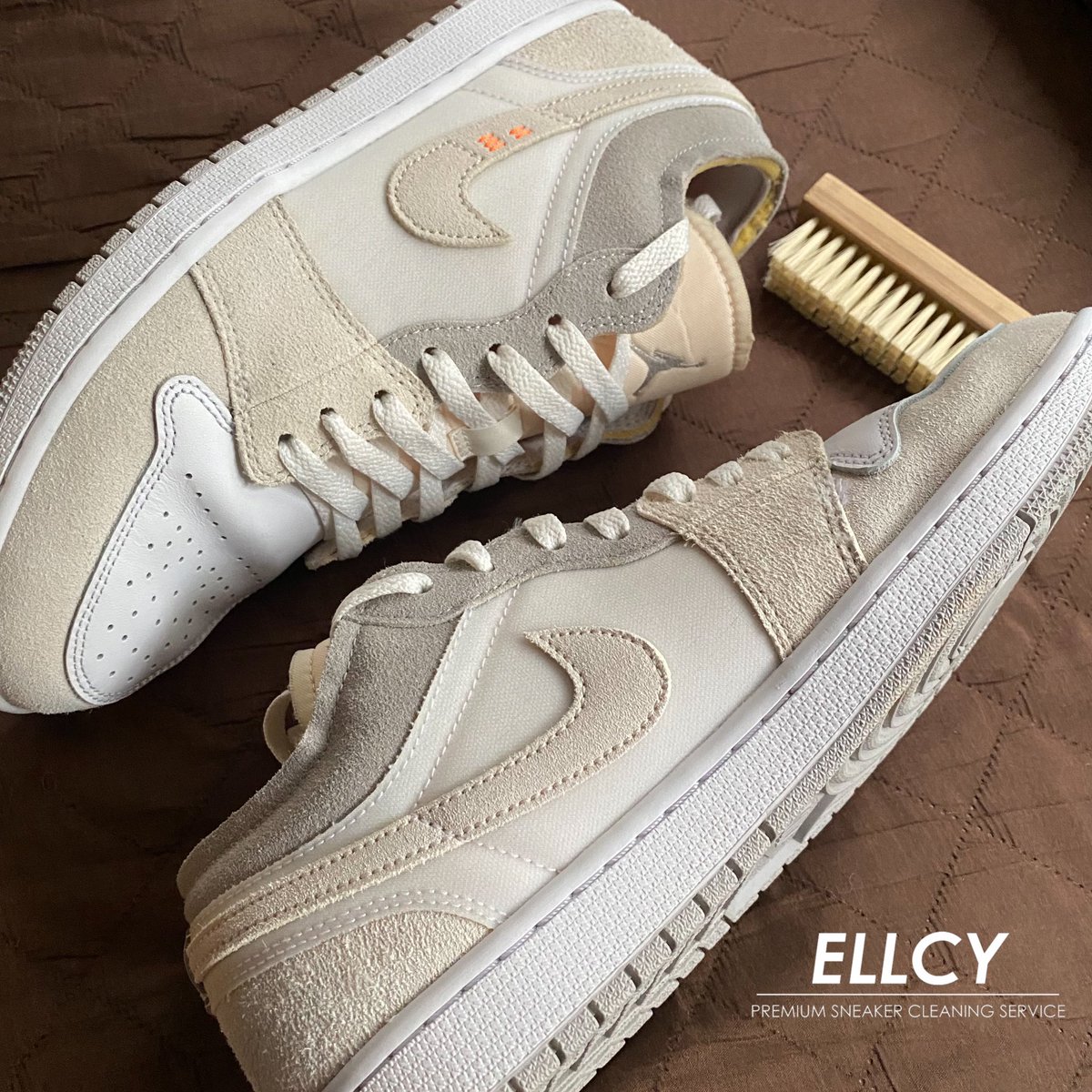 ellcypremiumscs's tweet image. Getting you suede sneakers as fresh as possible has never been easier! 

Here @ellcypremiumscs we make sure we clean your beloved suede sneakers as much as possible, we also renap them for free to achieve that buttery soft suede texture again!

 #ellcypremiumscs #sneakercare