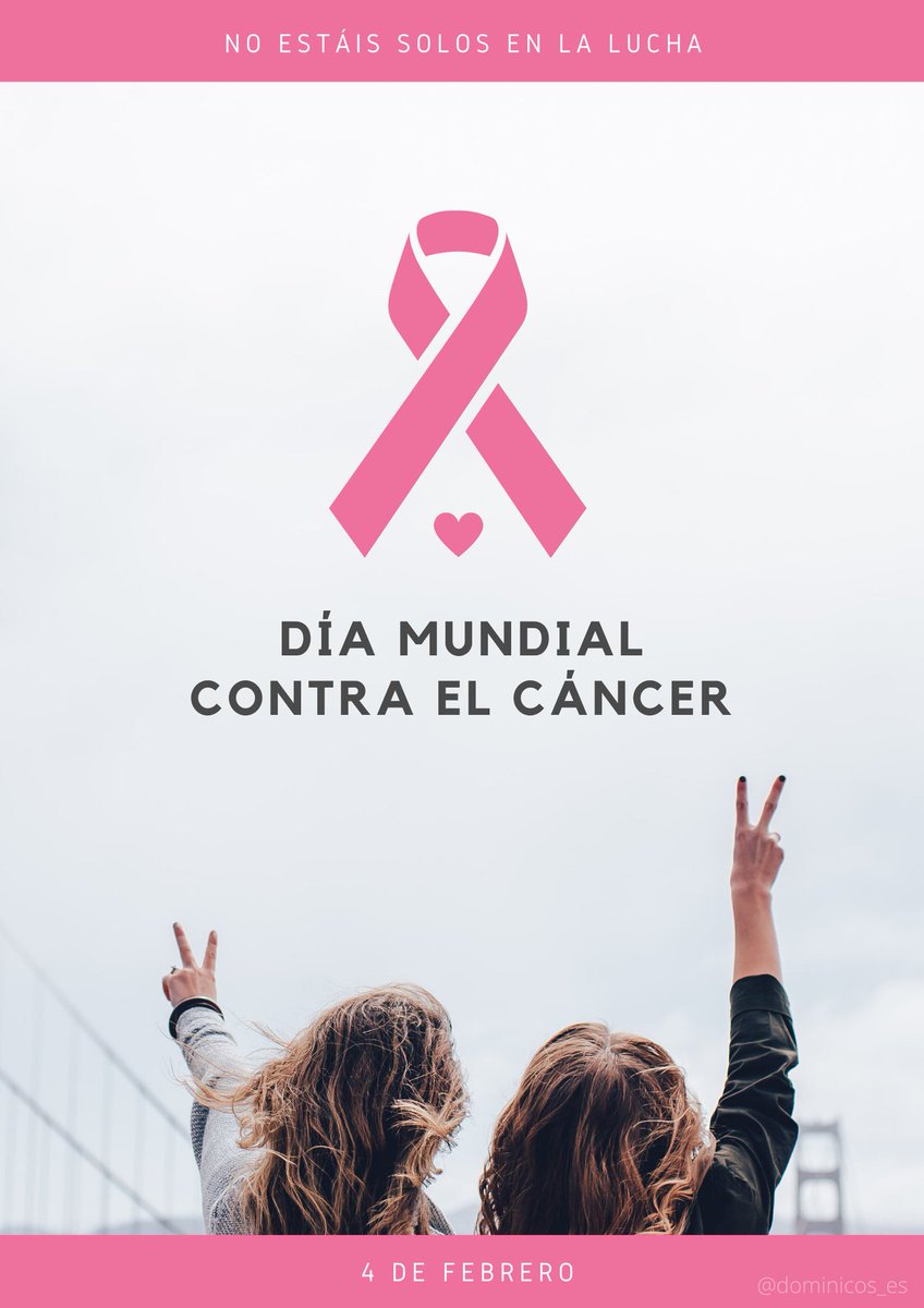 ¡No estáis solos en la lucha! 

4 de febrero: #DíaMundialContraElCáncer #IAmAndIWill

youtu.be/i-1l8SHSJ40