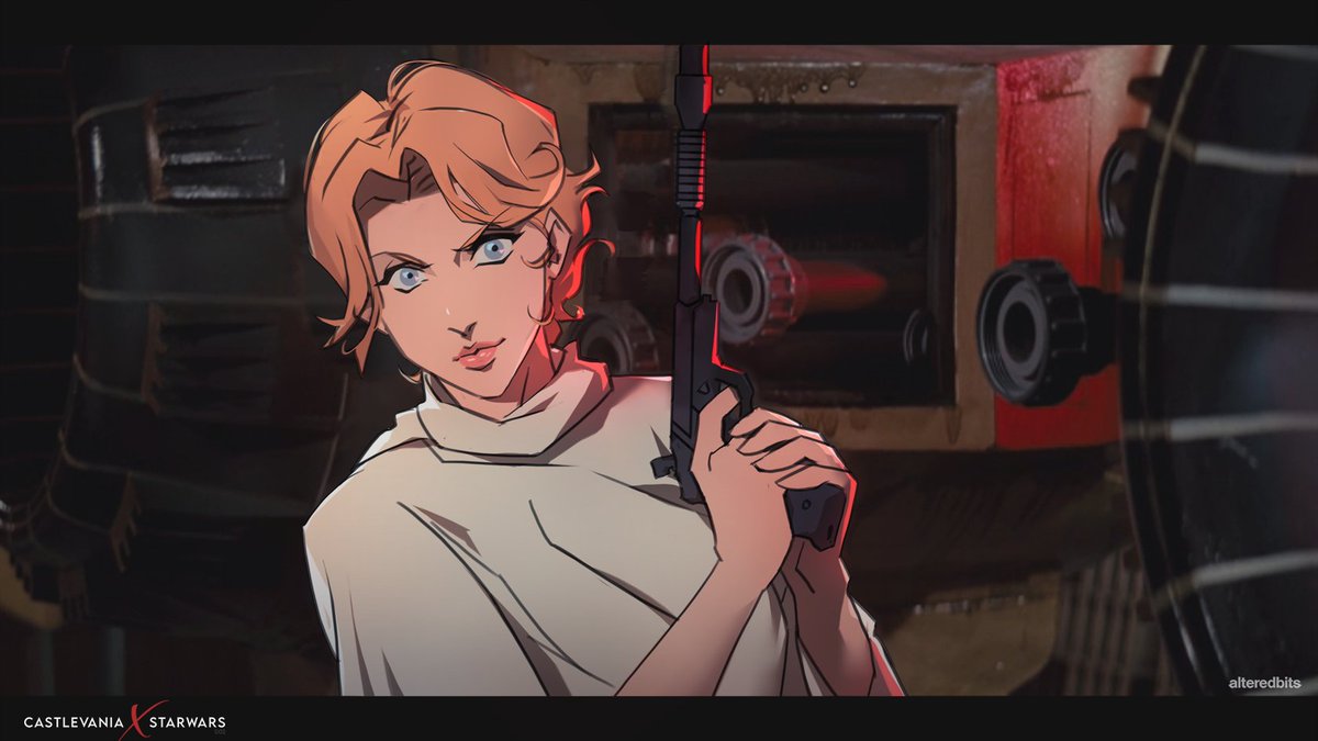 AlteredBits's tweet image. So anyway, I started blasting--

#Castlevania x #StarWars #sypha