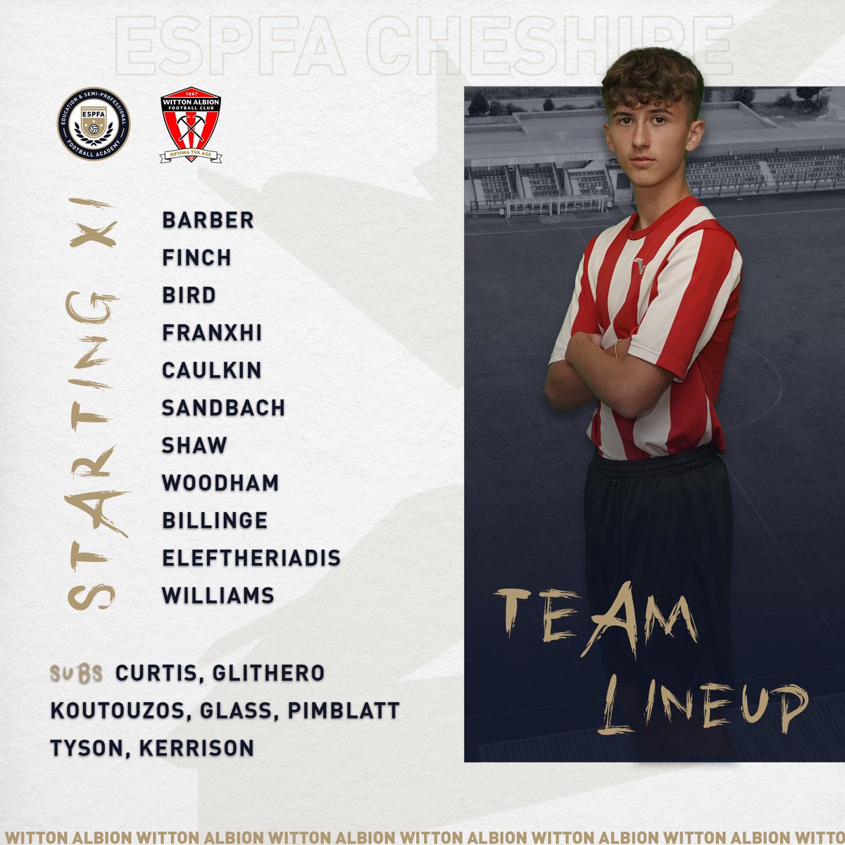 ESPFAcademy's tweet photo. #MatchweekThirteen TEAM: ESPFA Cheshire (@WittonAlbion) https://t.co/QvIOdmZKtl