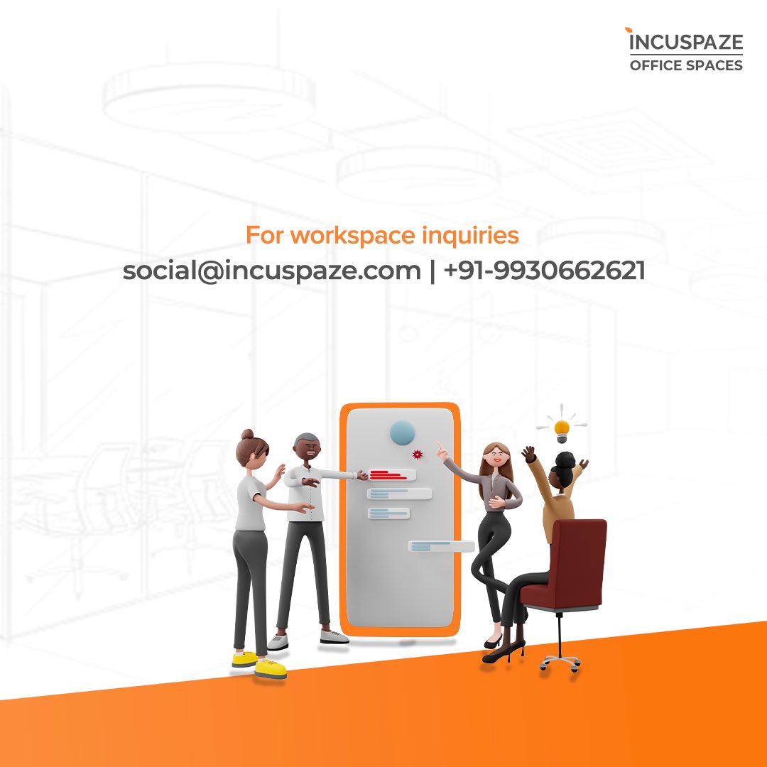 incuspaze's tweet image. Collaborate, Convene, and Accomplish!
Experience world-class amenities and infrastructure by Incuspaze.
Book your meeting rooms today!
.
Call us at +91-9930662621 ☎️
.
#Incuspaze #MeetingRooms #EnterpriseSolution #Coworking #Managedoffice #ManagedOfficeSpaces #OfficeSpaces