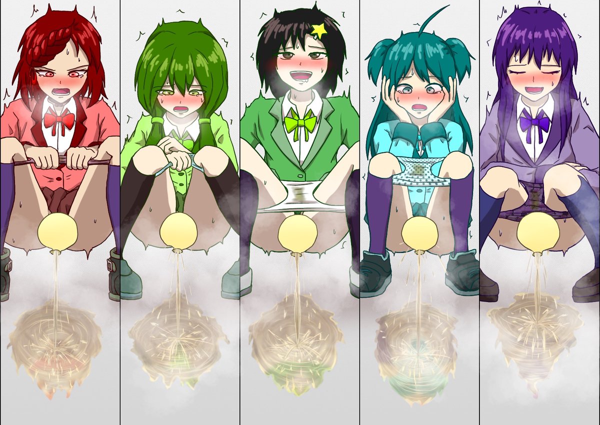 ながナインが絵の活動を始めて2周年を迎えました
いつも応援ありがとうございます
記念として、欲張り5人娘セットです