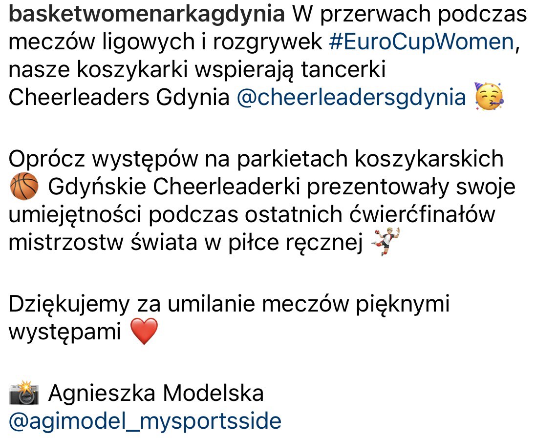 CheersGdynia's tweet photo. Dzisiejszy dzień rozpoczęłyśmy z szerokimi uśmiechami na twarzach, a to za sprawą przemiłego gestu @BIGdyniaSSA 💛💙 Dziękujemy! Tańczyć dla klubu, który nas docenia to ogromna przyjemność! Kibicujemy Wam całym sercem ❤️ https://t.co/JWUZOBOT6w