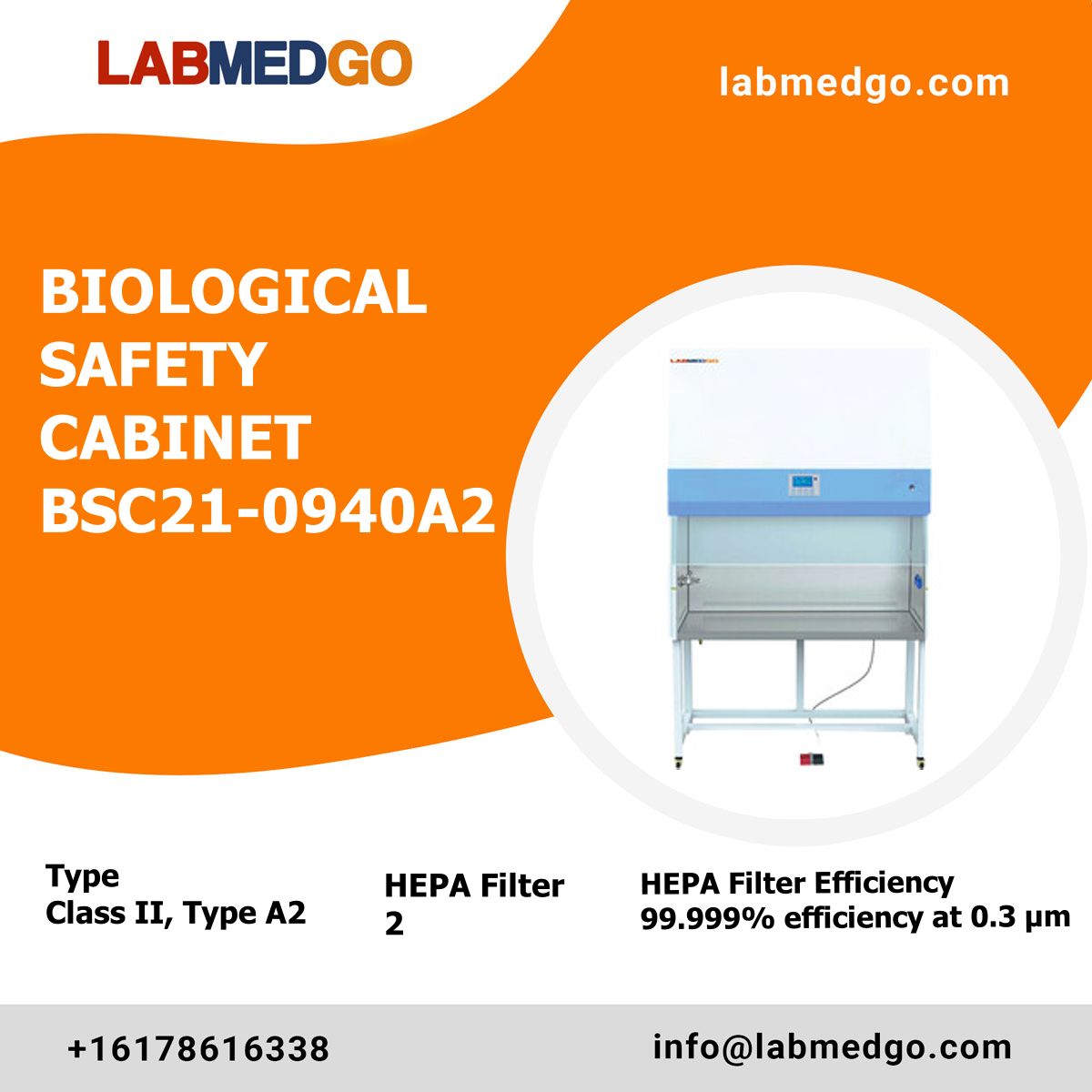 Labmedgo's tweet image. Biological Safety Cabinet BSC21-0940A2
Time reserve function and stainless steel 304 table for operation.
labmedgo.com/Biological-Saf…
#labmedgo #biosafetycabinet #labequipment #medicalequipment
Type - Class II, Type A2
HEPA Filter - 2