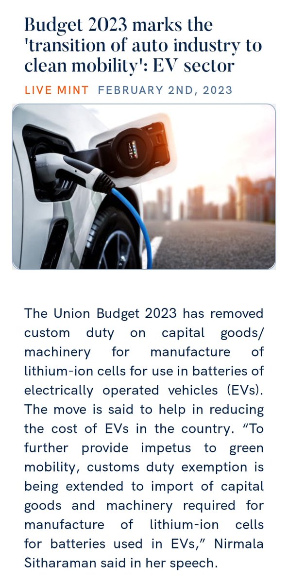 Dept of Commerce, GoI on Twitter "RT PiyushGoyalOffc Budget 2023