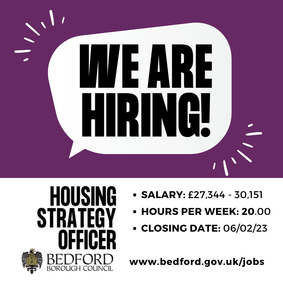 💼 Are you an experienced Housing Strategy Officer who is looking to join a new and friendly team? We have the job just for you.

🔗 Follow the link for the full vacancy details, and to apply for this exciting opportunity: …boroughcouncil-career.talent-soft.com/job/job-housin…
