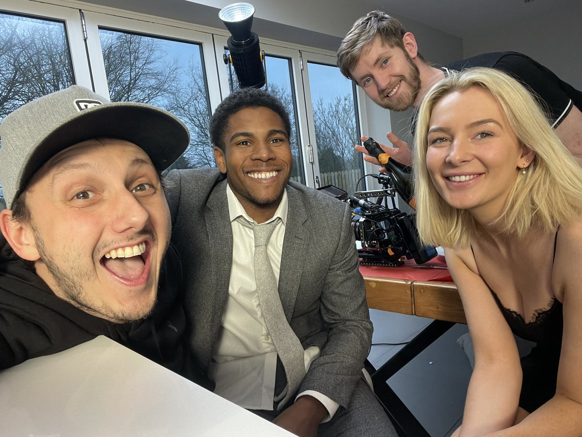 Had the best day filming for my showreel yesterday with this lovely bunch 💕 <a href="/isaacwhouk/">Isaac Who UK</a>