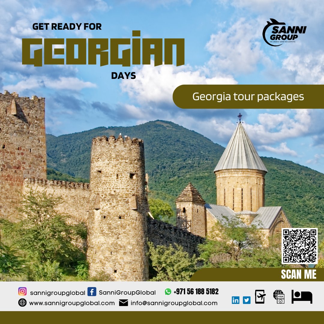 Let us visit Georgia With Sanni travel and tourism

Call us : +971 56 188 5182
Mail at : info@sannigroupglobal.com
Visit us : sannigroupglobal.com

#georgiatravel #georgia #visitgeorgia #tbilisi #georgiatravelmoments #travel #travelphotography #travelgeorgia #georgiatrip