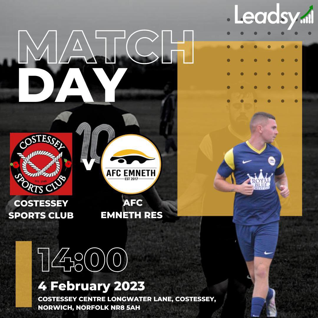 SEMI FINAL WEEK! We head over to <a href="/CostesseySports/">Costessey Sports</a> Res in the Norfolk Primary County Cup🏆
All Support will be welcome!
#Subtle #UglyInBlue