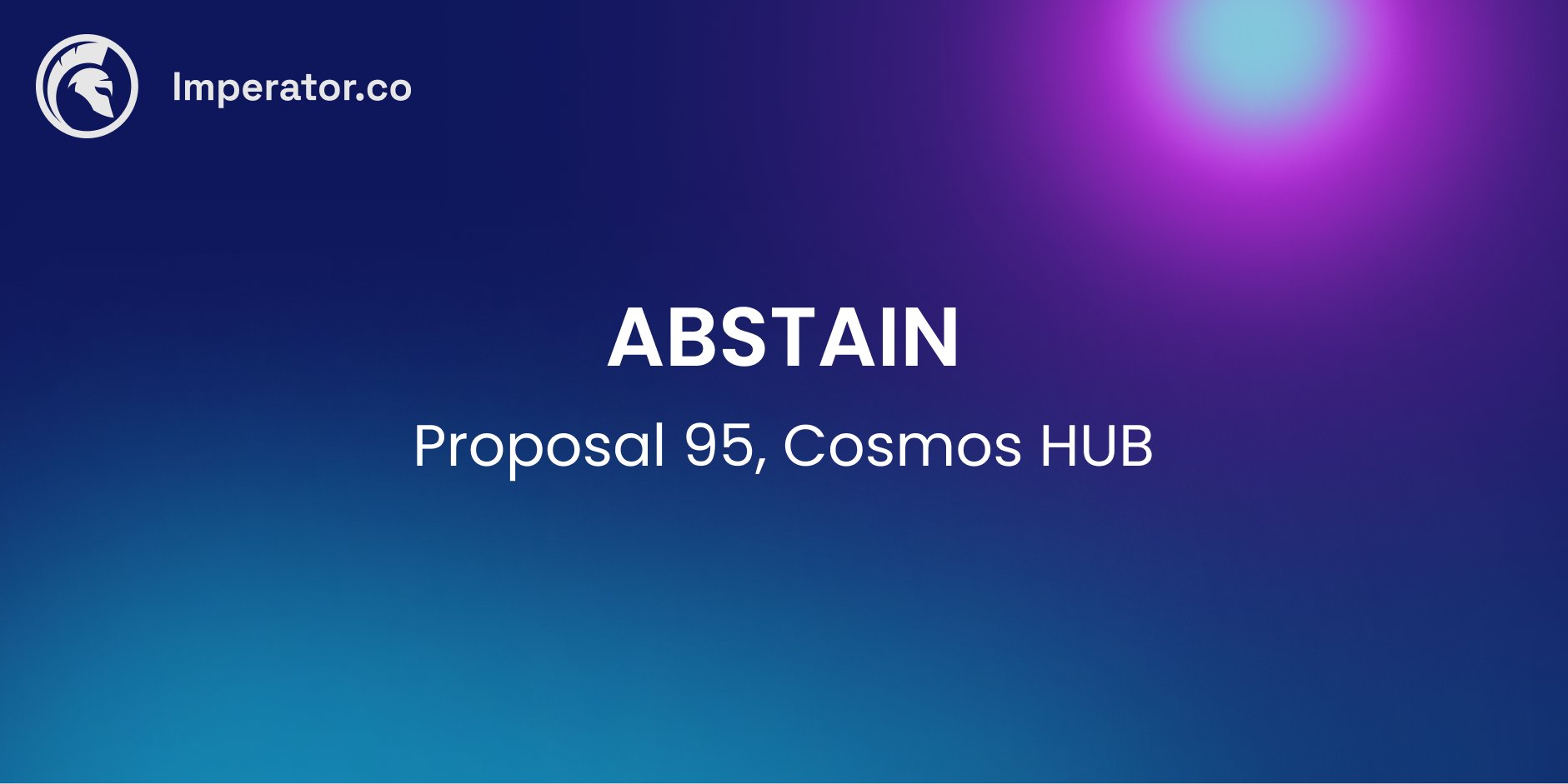 Imperator.co on Twitter "1/ A decision has been taken with