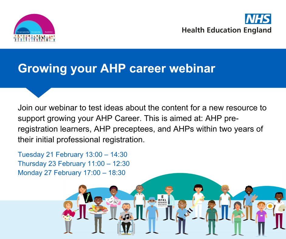 NHS HEE on Twitter "This month, we are running national webinars on