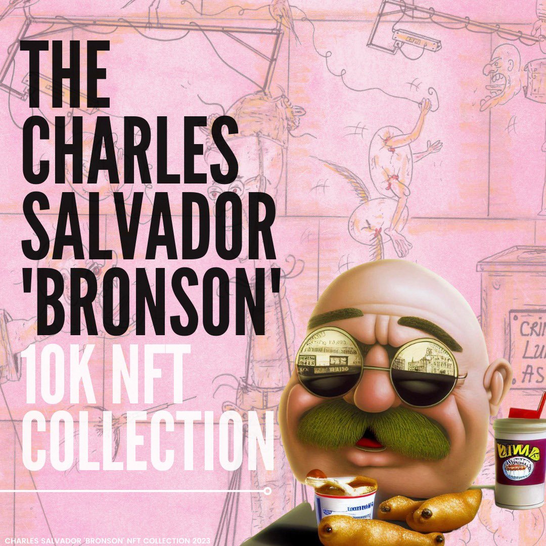 ~ Stay Sane ~BRONSON COLLECTION
🎭 | 10K EXTRAORDINARY NFTs 
🖼️ | ART-CLAIM UTILITY 
💡 | PRE-SALE, 5TH FEB 
discord.gg/qgEzmE6m