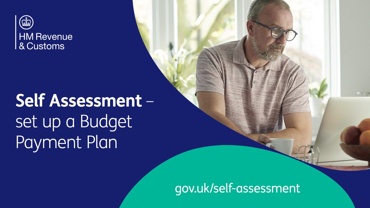 HMRCgovuk's tweet photo. Did you know? Self Assessment customers can set up a Budget Payment Plan. This means you can make regular monthly or weekly payments towards your next tax bill so you’ll have less to pay at the next deadline. Find out more 👇
https://t.co/6xcmCfbqvQ https://t.co/wQZaM1cRQP