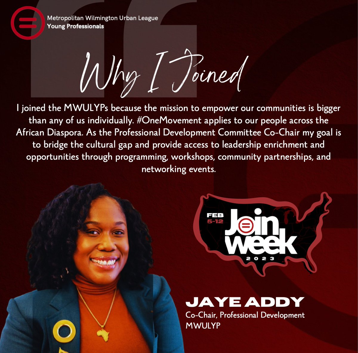 MWULYP's tweet image. Our Professional Development Co-Chair, Jaye Addy, shares her goals as she spearheads the committee to afford YPs the resources needed to be successful.

Join Us: linktr.ee/mwulyp

#OneMissionOneMovement #JoinNULYP2023