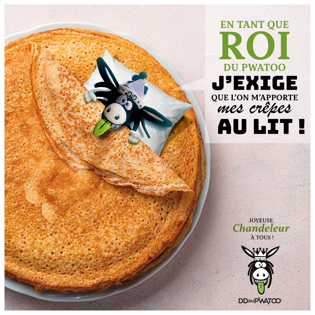 Bonne #chandeleur à tous, les p'tits pwatevins.
Ne vous crêpez pas le chignon, et ne vous mettez pas des beignets sur la tronche, y'en aura pour tout le monde ! 😘😄#Poitou #Crepes