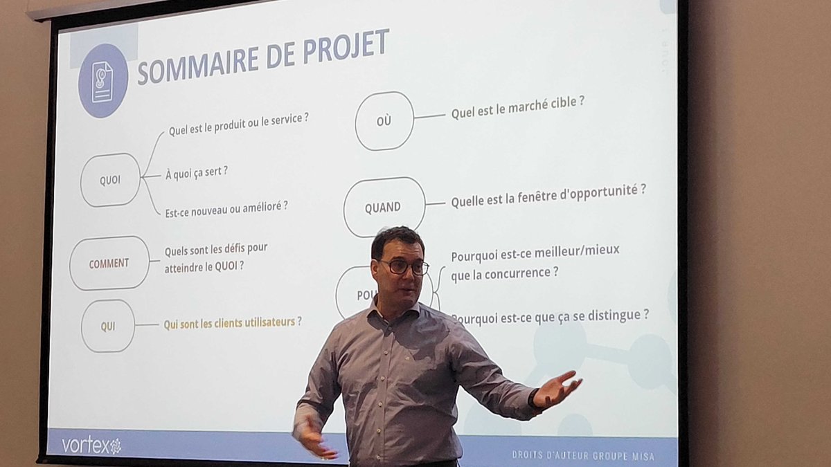 expIorai's tweet photo. La semaine passé avait lieu le Parcours Vortex du @Groupe MISA auquel Rémi Dion a participé et représenté @Explorai en tant qu’experts #IA. L’événement regroupait les futurs leaders d’innovation d’objets connectés de l’industrie minière du Québec. https://t.co/7iyAV0DrFh