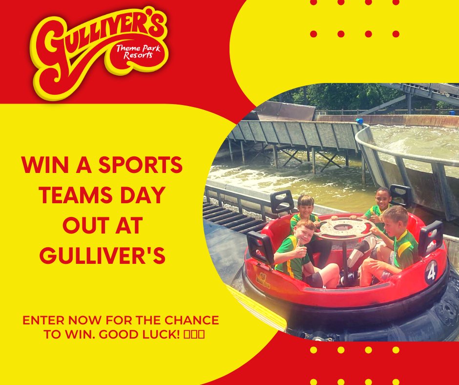🏆 𝗖𝗼𝗺𝗽𝗲𝘁𝗶𝘁𝗶𝗼𝗻 𝗧𝗶𝗺𝗲 🏆

We're offering junior sports teams the chance to win a fantastic fun-filled day out to Gulliver's Theme Park Resorts 🎢🙌

Click retweet for an extra entry 🔁

Enter here 👉 gulliversvalleyresort.co.uk/sports-teams