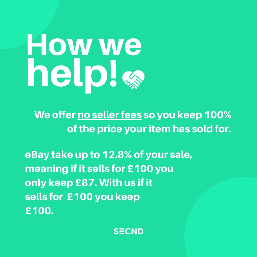 Secnd_app's tweet photo. Do you know what seller fees are?📱 We have ZERO seller fees🚨 so you keep 100% of the price your item sold for💸 #tech #marketplace https://t.co/0idqrNYyRp
