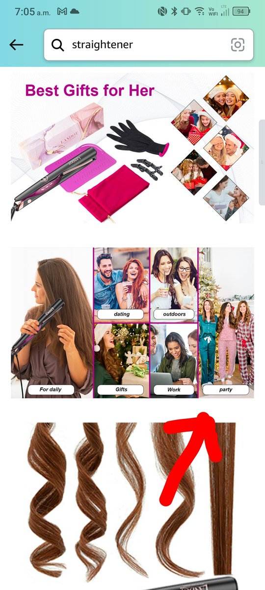 So I'm shopping for a new hair straightener, and this is the ad on Amazon. Am I going to the wrong parties?