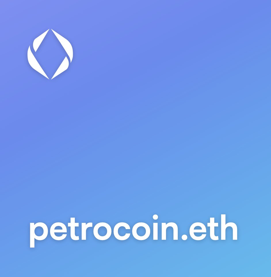 Domainclubx's tweet photo. petrocoin.eth
for sale 8 ฮ
https://t.co/T77pbAdeYU
#petrocoin #petrodollar #domain #web3 #ens #crypto #nft #domains https://t.co/7ie27pM4h8