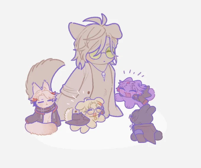 ※擬獣化エバ先生とヴォ 